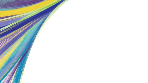 Blue swoosh artwork