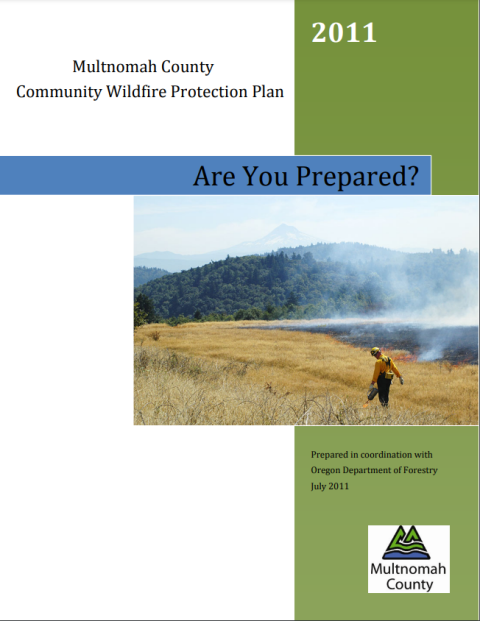 2011 Multnomah County CWPP Cover