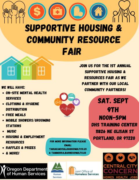 2023 Supportive Housing Event Flyer