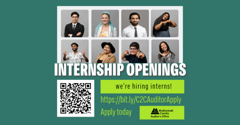 Multnomah County College to County Internship Program