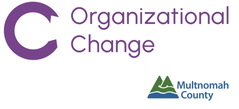 Organizational Change Logo in purple.