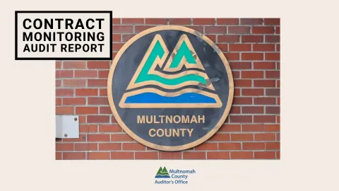 Multnomah County seal on the Multnomah Building