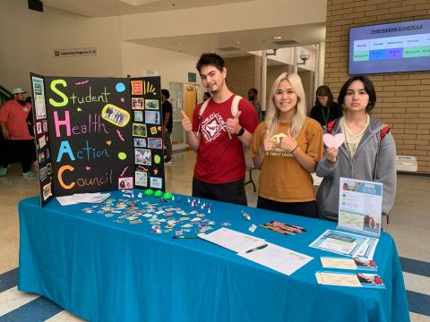 SHAC members tabling