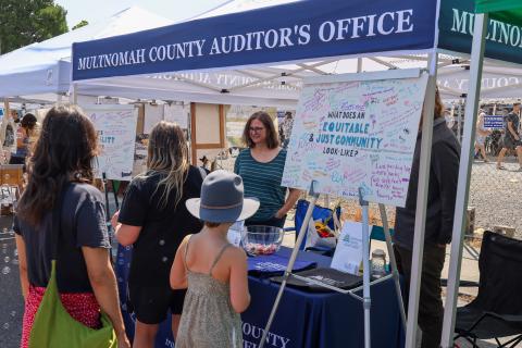 Community Engagment at Montavilla Street Fair