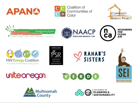 Logos for the steering committee members.