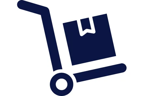 hand truck holding a box