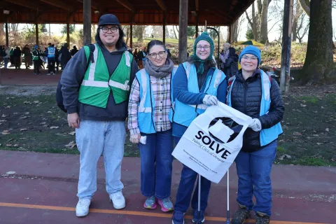 Multnomah County Auditor's staff, at SOLVE's MLK Jr. Day Clean Up and Gathering 2026