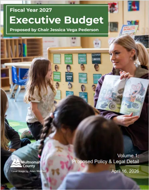 FY 27 Executive Budget Cover